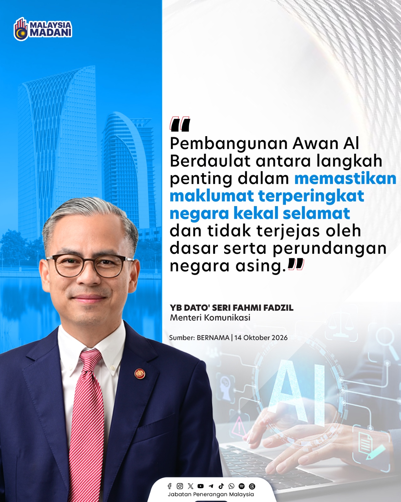 PEMBANGUNAN AWAN AI BERDAULAT