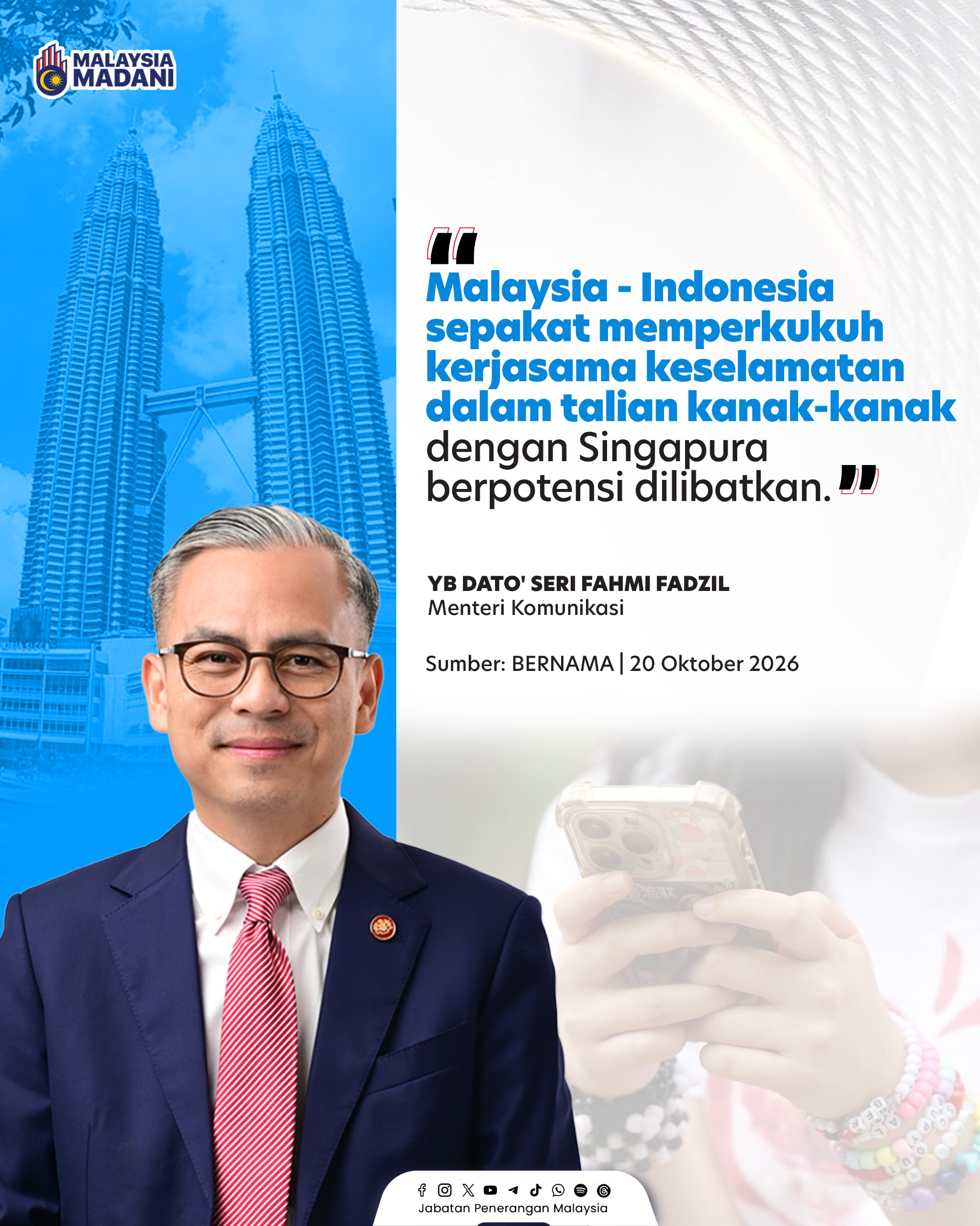 PERKUKUH KERJASAMA KESELAMATAN DALAM TALIAN KANAK-KANAK