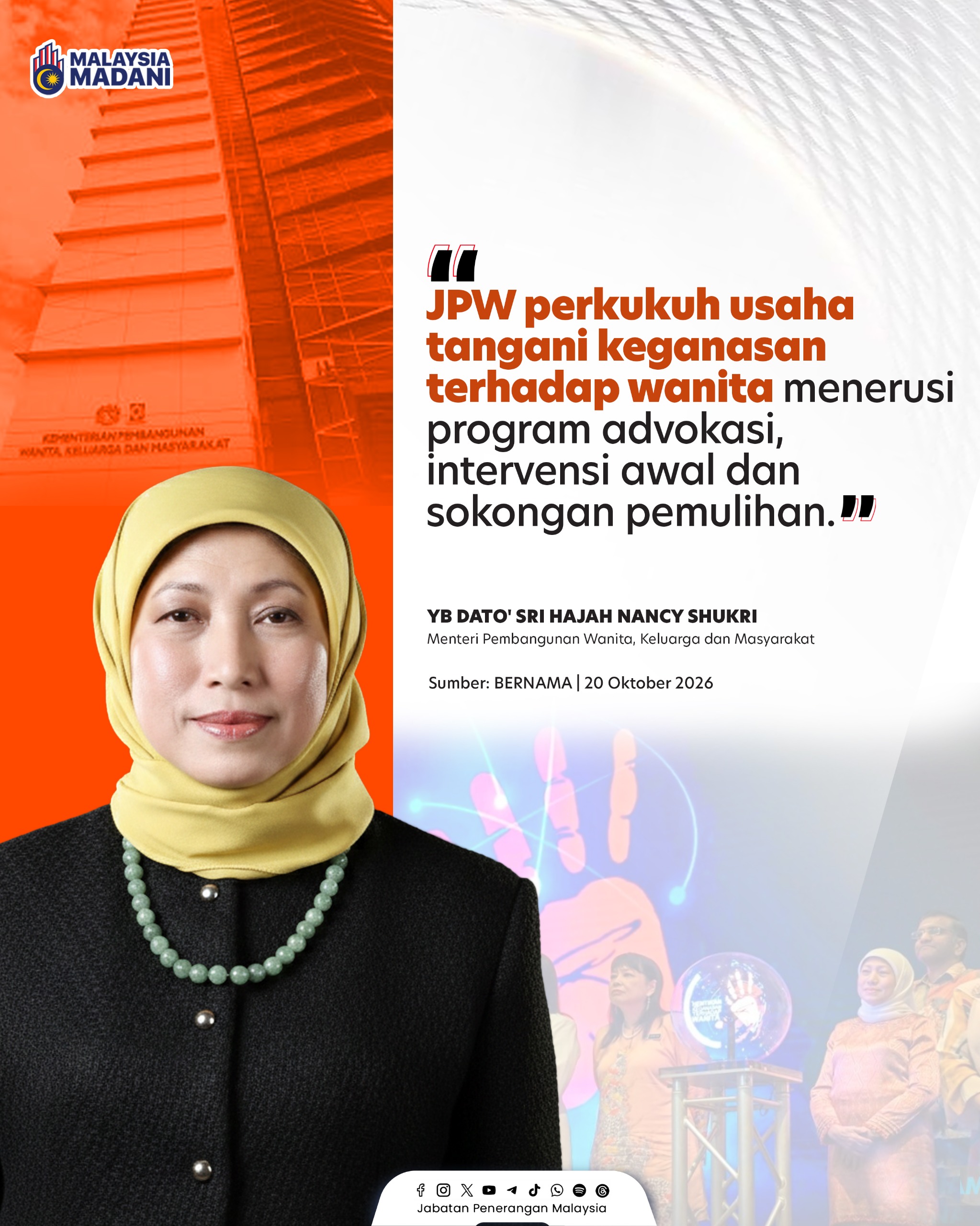 PERKUKUH USAHA TANGANI KEGANASAN TERHADAP WANITA