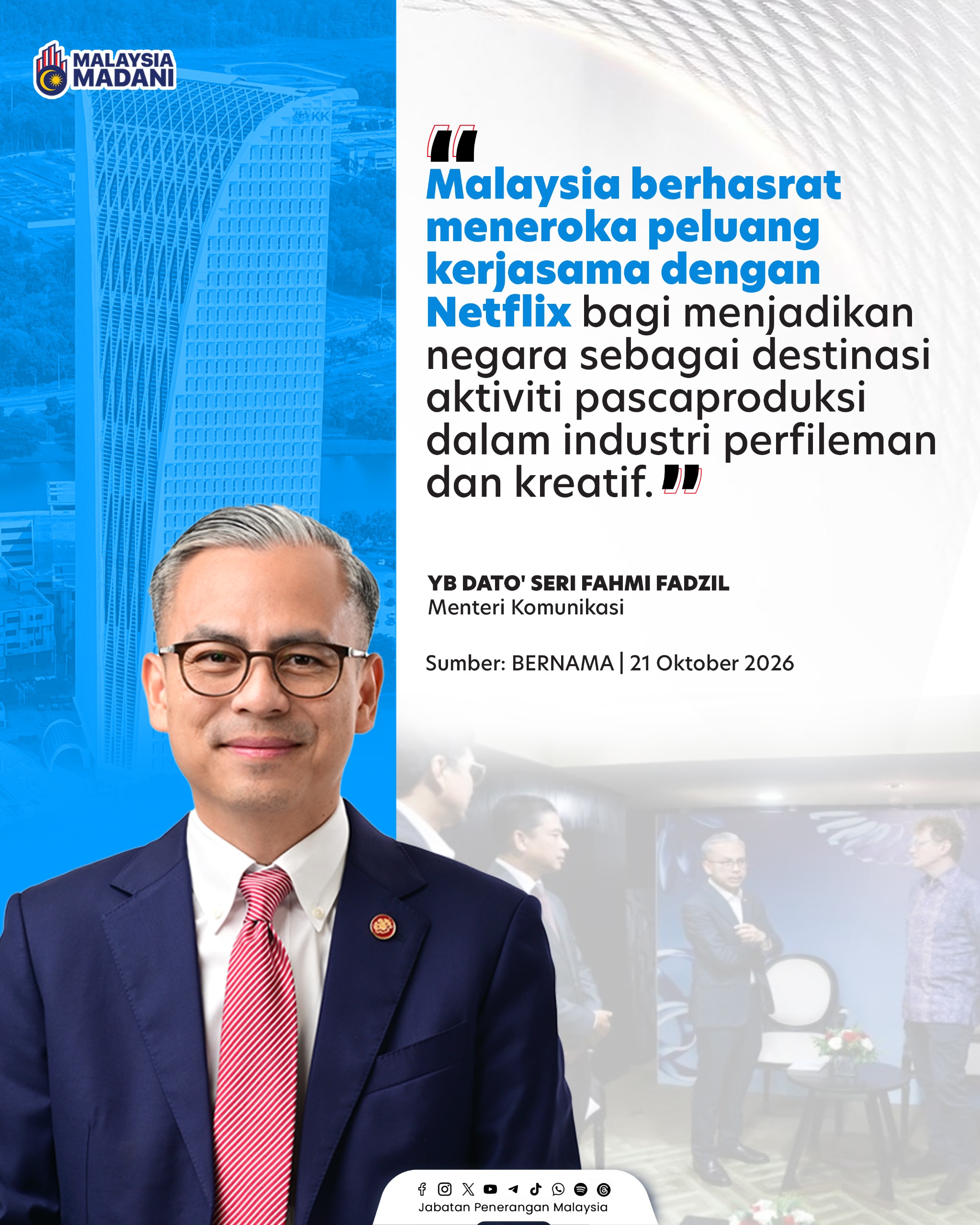 DESTINASI AKTIVITI PASCAPRODUKSI DALAM INDUSTRI PERFILEMAN