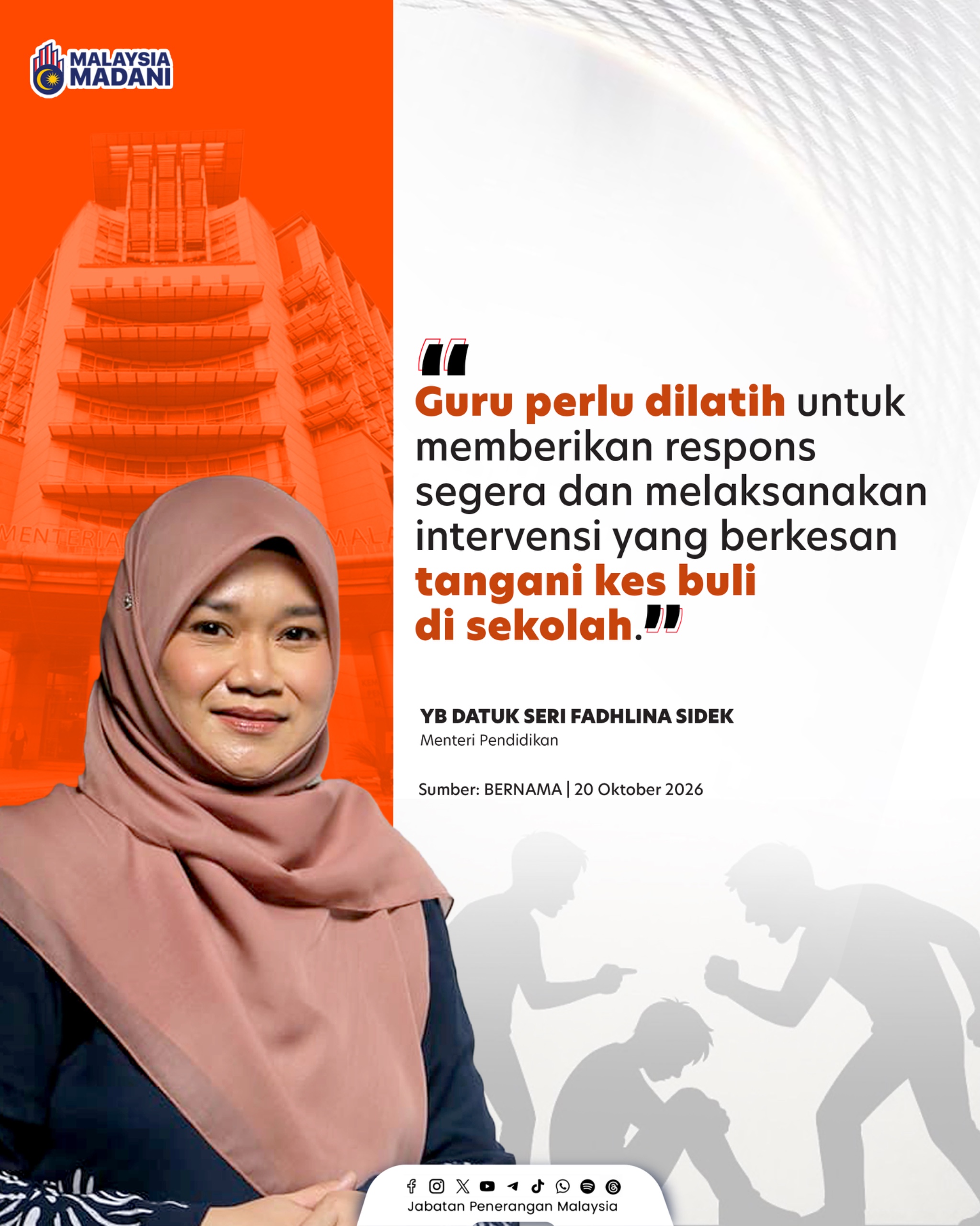 TANGANI KES BULI DI SEKOLAH