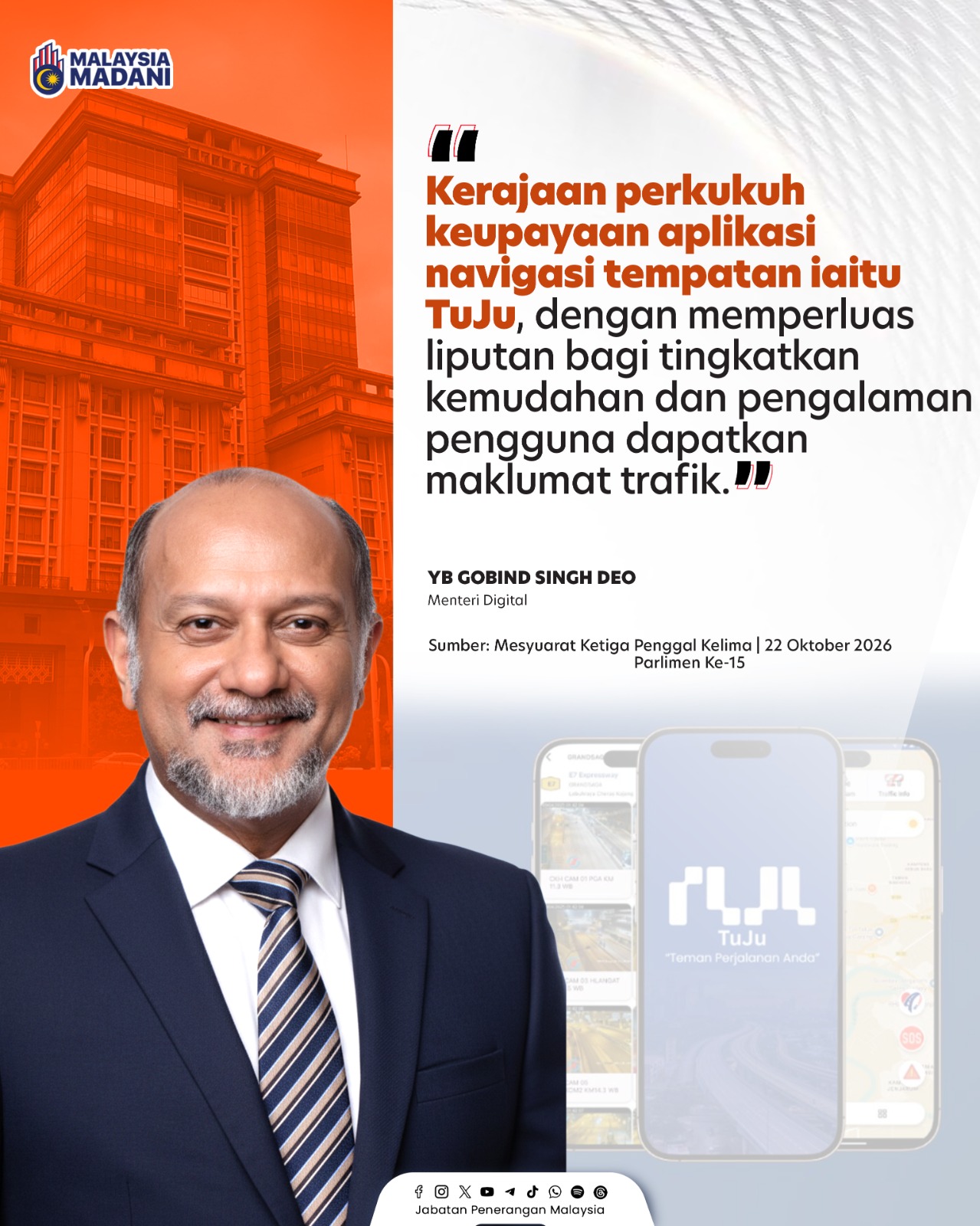 KERAJAAN PERKUKUH APLIKASI NAVIGASI TEMPATAN