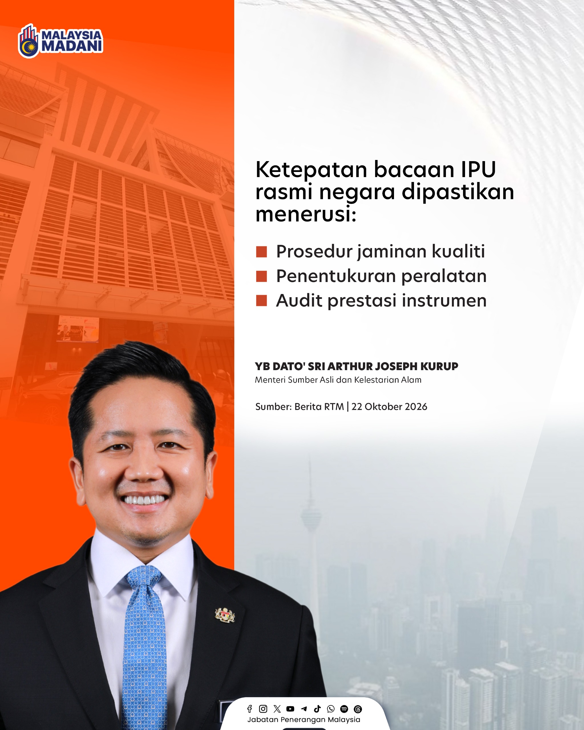 KETEPATAN BACAAN IPU RASMI NEGARA