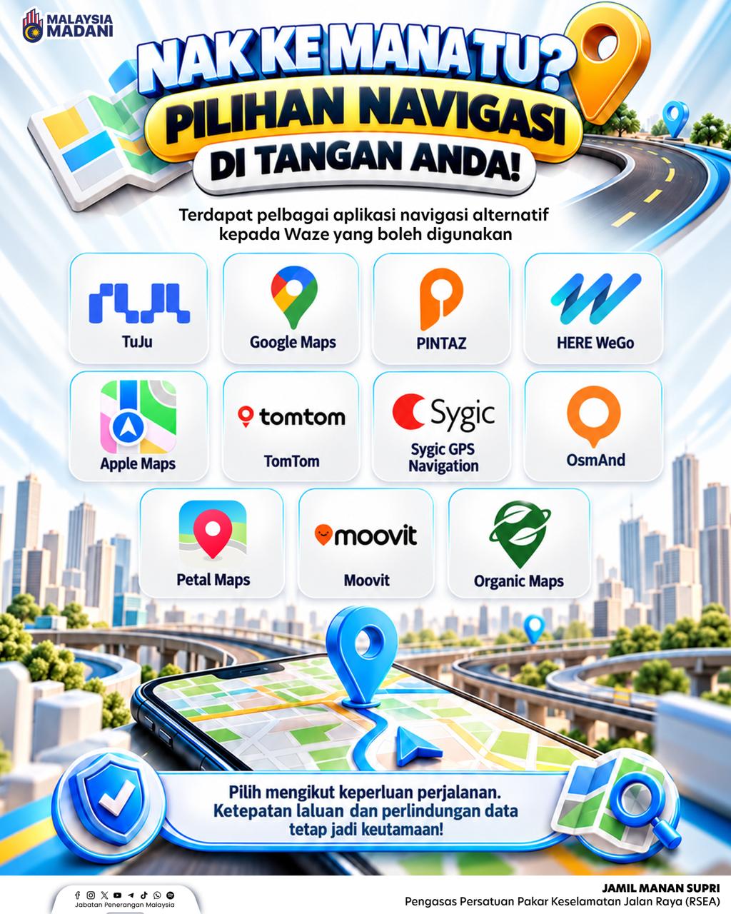 PILIHAN NAVIGASI DI TANGAN ANDA!