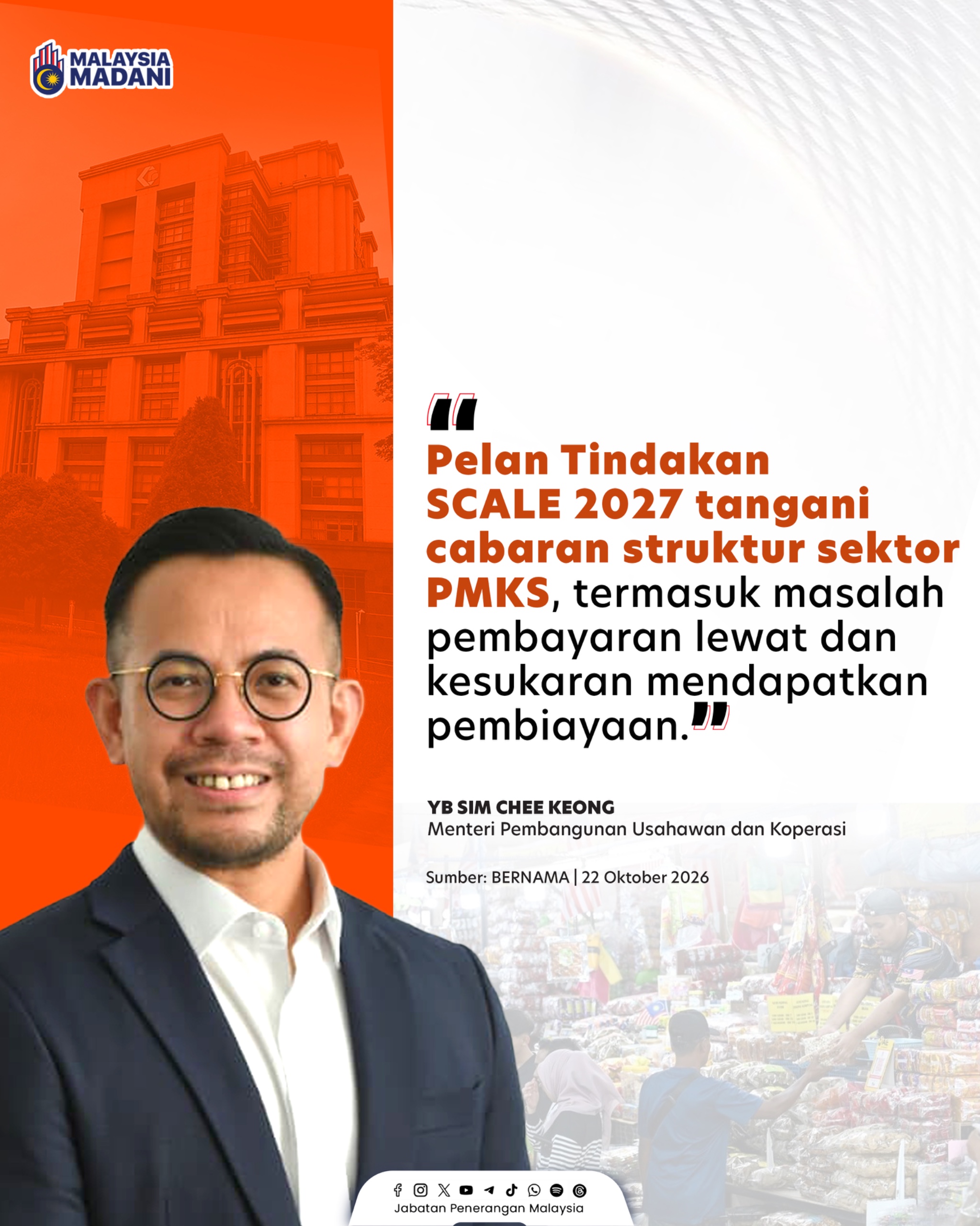 SCALE 2027 TANGANI CABARAN STRUKTUR SEKTOR PMKS
