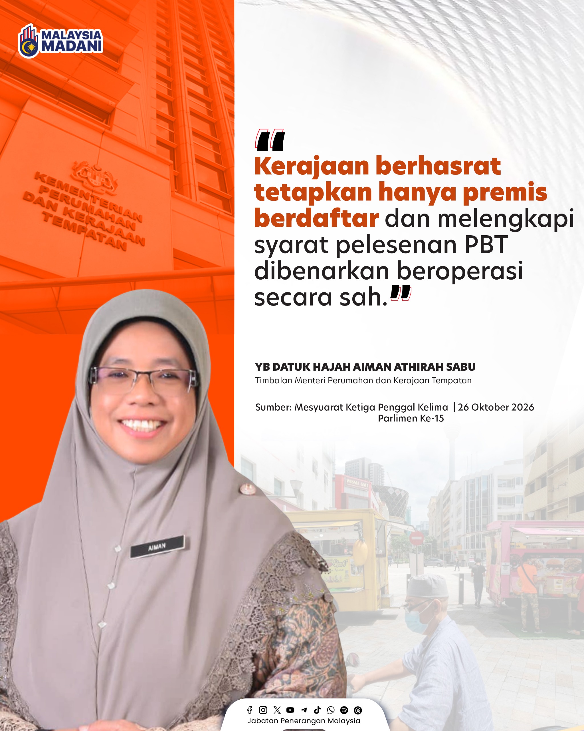 HANYA PREMIS BERDAFTAR DIBENAR BEROPERASI