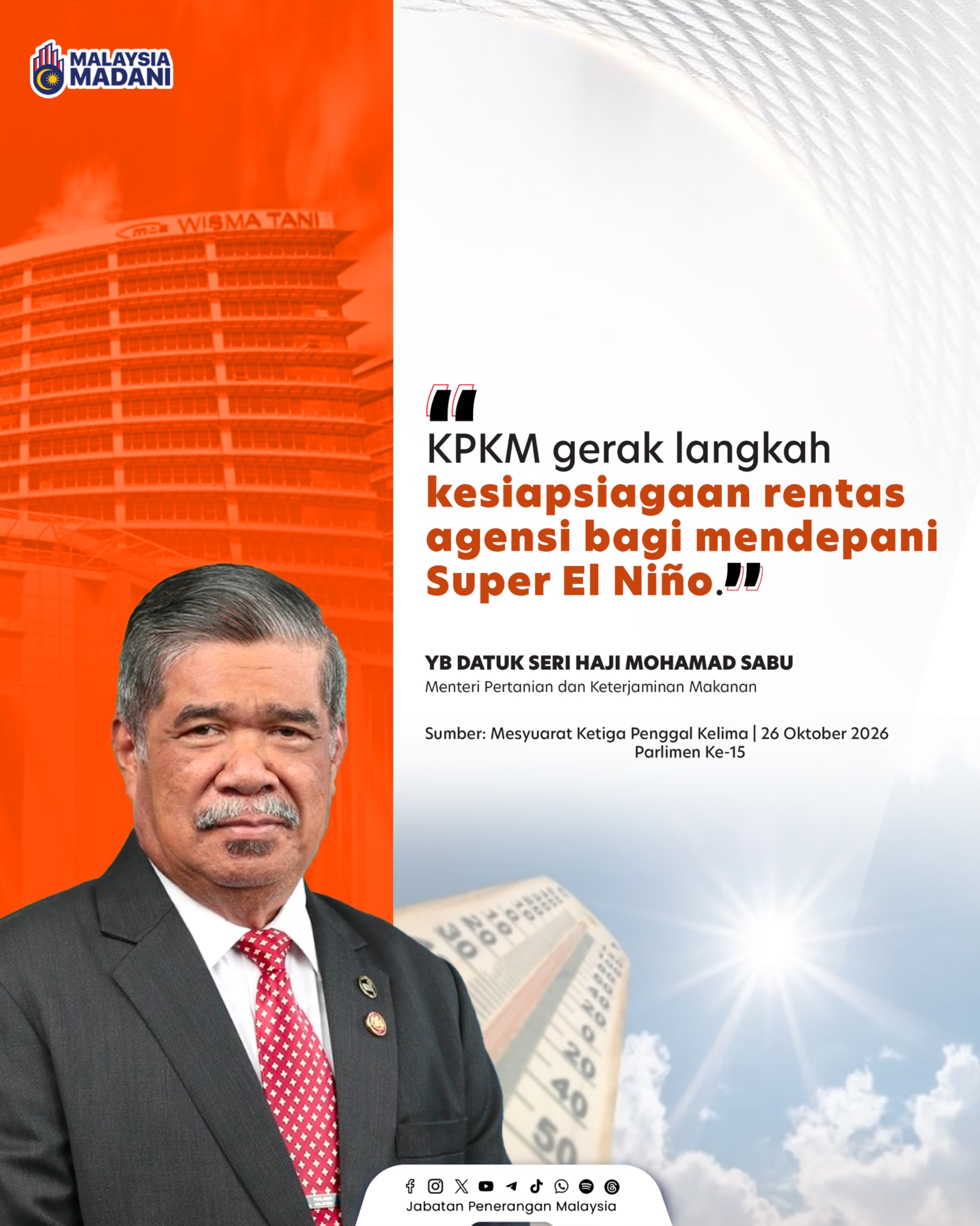 KESIAPSIAGAAN MENDEPANI SUPER EL NINO