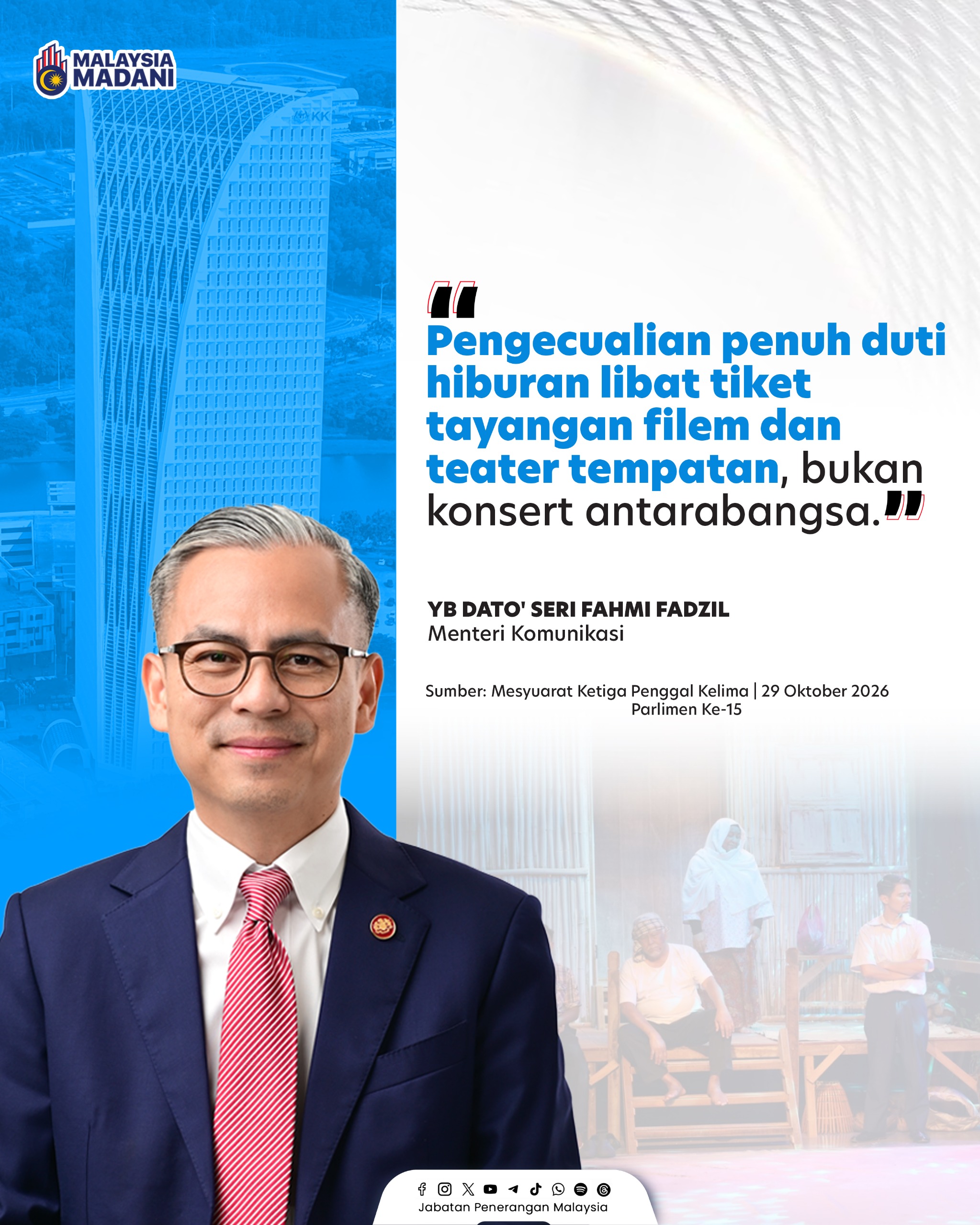 PENGECUALIAN PENUH DUTI HIBURAN